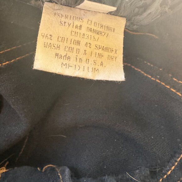RARE! Vintage Serious Los Angeles Tapestry Jeans – Medium (Fits 4–6) – NWOT - Picture 15 of 16